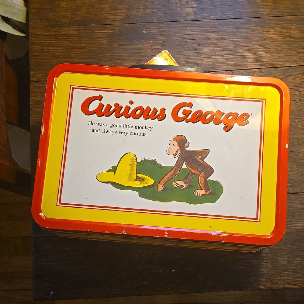 Curious George Tin  Box large